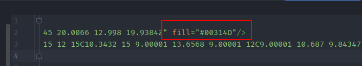 "fill" should be removed